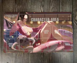 O-P OPCG TCG CCG Pad Boa Hancock Table Playmat Trading Card Game Mat Free Bag - Image 1
