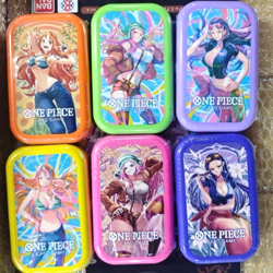Set of 6 One Piece Card Game Mini Tin Pack Vol 2 TS-02 Japanese Asia Limited - Image 2