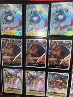 x35 One Piece TCG Card Lot GUARANTEE 35 R/SEC/SUPER RARE/ LEADER - Image 2