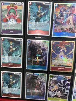 x35 One Piece TCG Card Lot GUARANTEE 35 R/SEC/SUPER RARE/ LEADER - Image 5