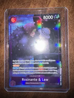 Rosinante & Law Alt Art Eb04-038 SR One Piece Card Game - Image 1