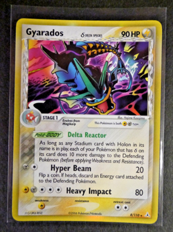 Gyarados Delta Species EX Holon Phantoms 8/110 Holo Rare Pokemon Card 2006 - Image 1