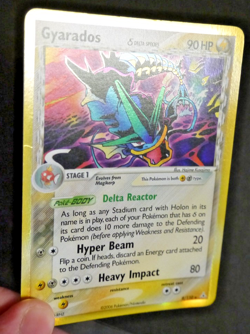 Gyarados Delta Species EX Holon Phantoms 8/110 Holo Rare Pokemon Card 2006 - Image 3