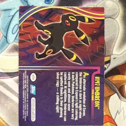 Umbreon #197 Blue Logo Topps Non Holo Foil TV Animation Pokemon Card - Image 3