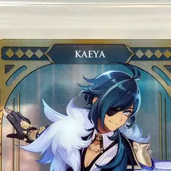 Bandai Genshin Impact Kaeya 07 Carddass Collectable Metal Metallic Card - Image 3