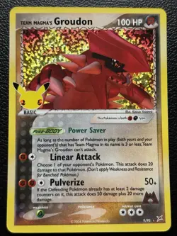 Team Magma's Groudon 9/95 Celebrations: Classic Collection Pokemon Card NM - Image 1