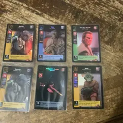 Star Wars CCG Young Jedi Card Lot 1999 Foils - Image 1