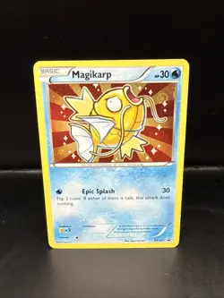 Pokemon TCG Shiny Magikarp Black Star Holo Promo Card XY143 - Image 1