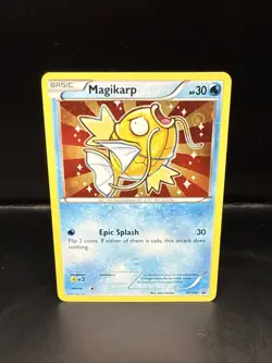 Pokemon TCG Shiny Magikarp Black Star Holo Promo Card XY143 - Image 2