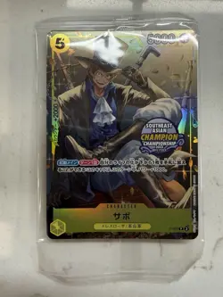 One Piece Sabo Southeast Asian Champion Promo Card P-073 Sealed - Image 1