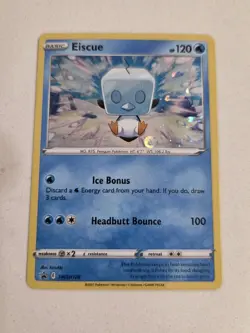 Eiscue Holo SWSH128 Cosmos Black Star Promo Pokemon Card 2021 Mint/NM - Image 1
