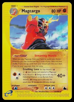 Pokemon Card - Magcargo Skyridge Rare 18/144 Non Holo - Image 1
