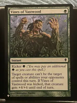 Vines of Vastwood Zendikar Regular NM The List Mystery MTG Magic Card - Image 1
