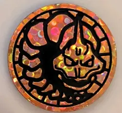 RARE Vintage Pokemon Pokemon card game Onix Bronze Plastic Coin Japanese Mint - Image 1
