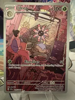 Pokemon TCG Lileep Card Stellar Crown 145/142 NM/Mint Condition - Image 2