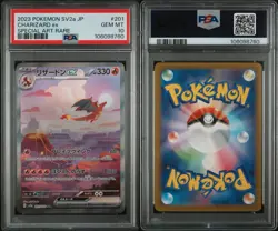 Pokemon Charizard EX Card 151 Holo SV2A, Japanese, PSA 10 - Image 1