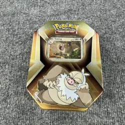 Pokemon Slaking Triple Whammy Collector Tin EMPTY + Holo Card 180 HP - Image 1
