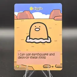 Diggie 71 - Pokiebubies V1 1st Edition - Chef Ken Lee - Fan Art/Non-TCG Card - Image 1