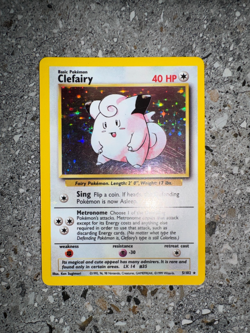 Pokemon TCG Cards Clefairy 5/102 Base Set Holo Rare EXC - Image 4