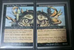 B.F.M. (BIG FURRY MONSTER) UNGLUED MTG NM Two Cards Magic Gathering - Image 5