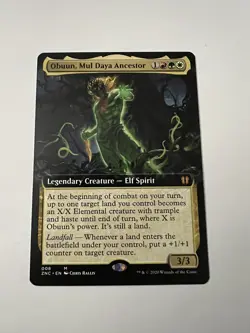 Obuun, Mul Daya Ancestor (Extended Art) MTG:Commander Zendikar Rising Pack Fresh - Image 1