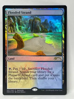 MTG Flooded Strand Nationals Promo Foil 001/001 - LP - Image 1