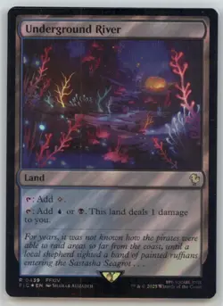 Underground River (Surge Foil) R Commander: FINAL FANTASY 439 NM - Image 1