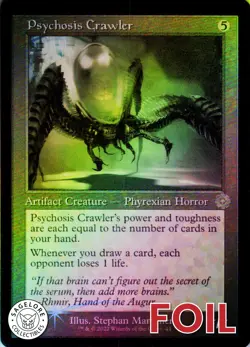 MTG Psychosis Crawler (44) | LP Foil | The Brothers' War {BRR} - Image 1