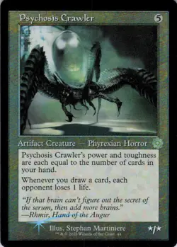 MTG Psychosis Crawler (44) | LP Foil | The Brothers' War {BRR} - Image 2