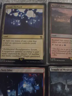 Lot Of 11 Rare Lands mtg NM Dr Who Magic The Gathering See Pics And Description - Image 4