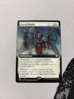 Norn's Decree (Extended Art) Commander: Phyrexia: All Will Be One Regular - Image 1