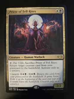Priest of Fell Rites NM Modern Horizons 2 MTG FREE SHIPPING - Image 1