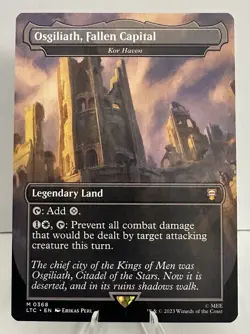 Osgiliath, Fallen Capital (Borderless) Magic the Gathering NON-Foil - Image 1