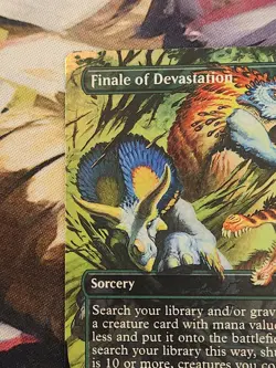 MTG Finale Of Devastation - Borderless FOIL - Commander Masters NM - Image 3