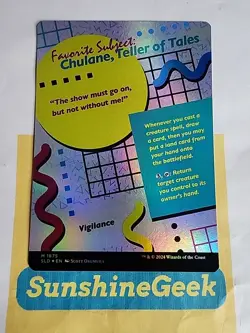 Chulane, Teller of Tales (Rainbow Foil) Secret Lair Drop Foil - Image 3