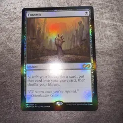 Entomb FOIL - Ultimate MAsters - MTG Magic the Gathering - NM - Image 1