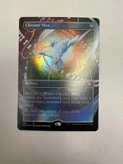 Chrome Mox - Double Masters - Borderless FOIL - NM/LP - MtG - Image 1