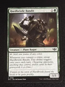 MTG Outlaws of Thunder Junction Hardbristle Bandit 0168 NM - Image 1