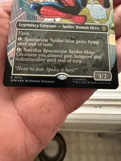 Spectacular Spider-Man (Borderless) Marvel's Spider-Man Foil SPM 0014 MTG Magic - Image 2