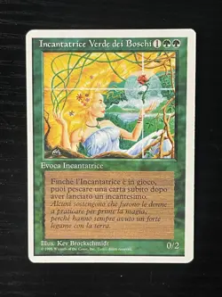 Magic MTG Italian Revised Verduran Enchantress Artist Proof Near Mint -50 Exist! - Image 1