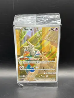 #5 Mimikyu 075 Pokemon Center Black Star Promo SEALED Stamped Pokemon Card TCG - Image 1