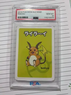 2019 Pokemon Old Maid Ditto PSA 9 Slab Graded Card Raichu Psa 10 Bundle - Image 4