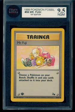 1999 Pokemon Fossil 1st Edition #58 Mr. Fuji KSA 9.5 NGM - Image 1