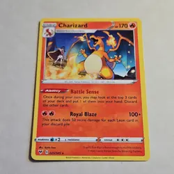 Pokemon Charizard 004/102 Base Set Holo Rare English Card Mitsuhiro Arita - Image 1