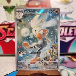 Raboot 147/142 Illustration Rare - Stellar Crown - Pokemon TCG - SHIPS FAST - Image 1