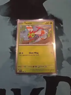 Yanma SVP 185 - Pokemon Scarlet & Violet Black Star Promo Swirl - Image 1
