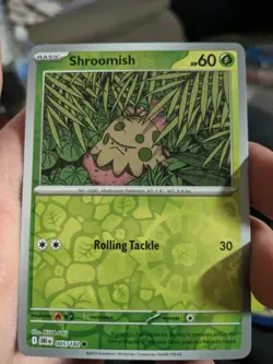 Shroomish #005/182 SV Destined Rivals Reverse Holo Common Pokemon 2025 TCG Card - Image 1