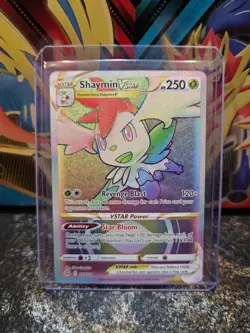 Pokemon TCG Shaymin VSTAR Sword Shield Brilliant Stars 173/172 Holo Secret Rare - Image 1