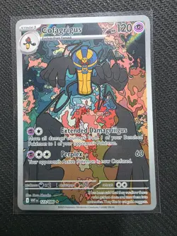 Cofagrigus 123/086 NM - Illustration Rare Holo - 2025 TCG Pokemon White Flare - Image 1