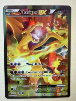 Pokemon TCG Charizard EX #XY121 Holo Ultra Rare XY Black Star Promos LP NM - Image 1